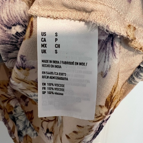 American Eagle Outfitters Floral Camisole in Cream and Brown - Picture 7 of 7